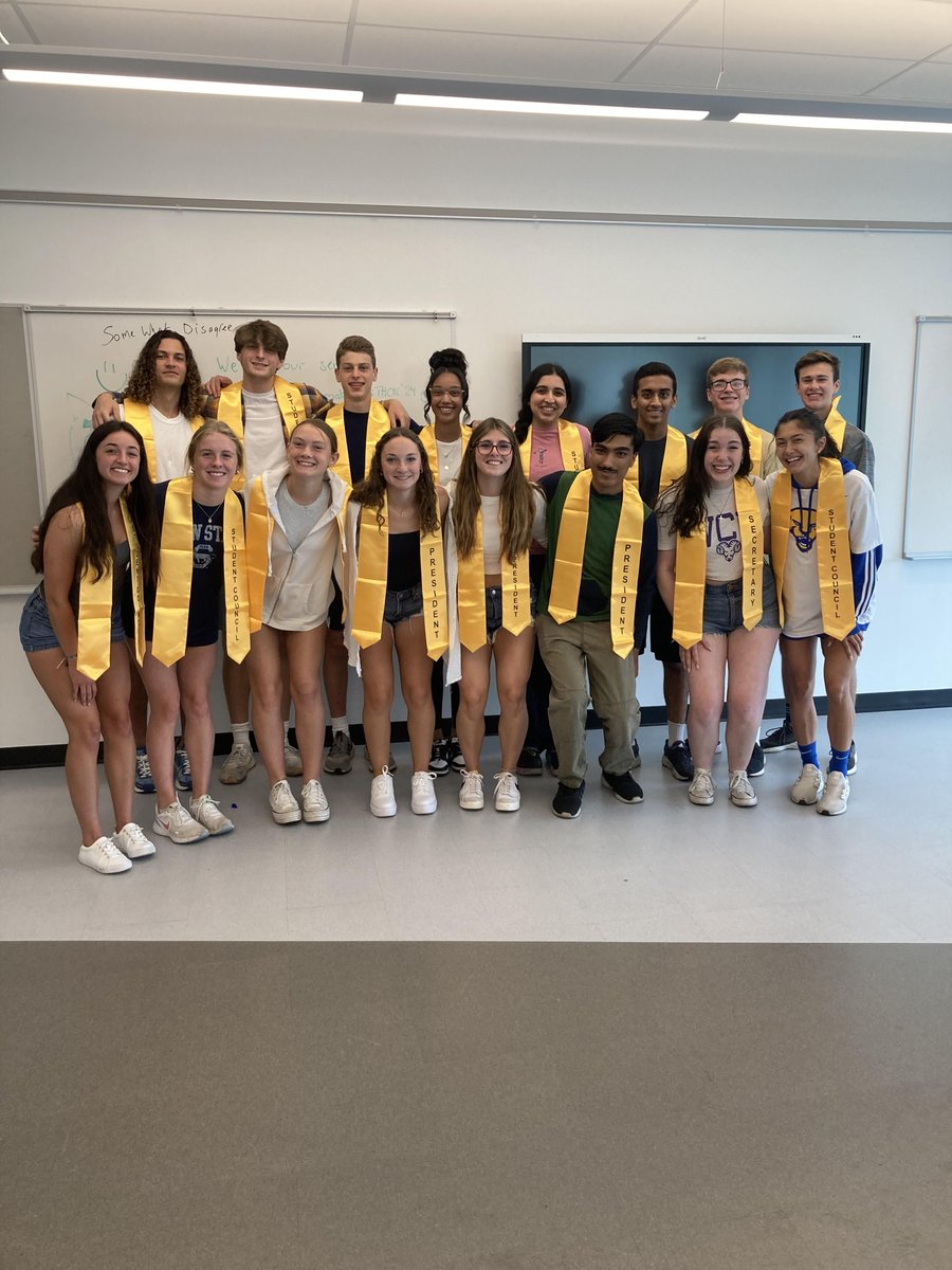 Our Student Council Seniors received their graduation stoles today. One step closer to graduation next week! Remember you can watch Commencement live on the Viking Channel next Monday at 6:30pm at umasd.org/live