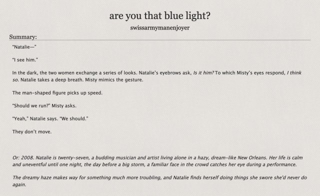 natshotgun's tweet image. wrote an eerie little "between timelines" mistynat fic hehe archiveofourown.org/works/47706181