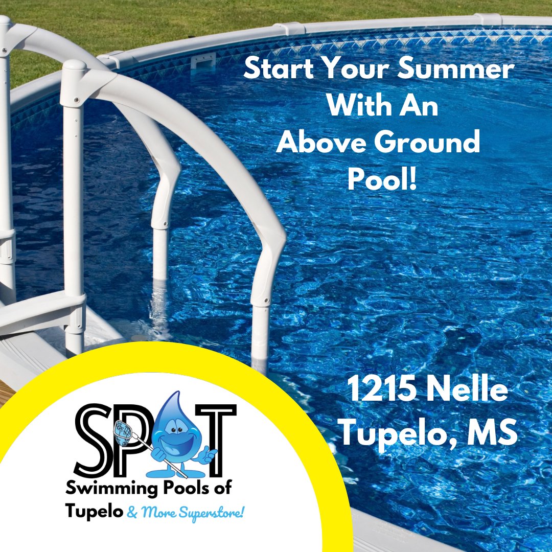 PoolsofTupelo's tweet image. 🏊‍♂️ Call the family and invite them to swim in your NEW ABOVE GROUND pool! Haven’t selected yours yet? 
ZOOOM 🚘 over to Swimming Pools of Tupelo! 
1215 Nelle St.

#swimmingpoolsoftupelo #abovegroundpools #tupelo