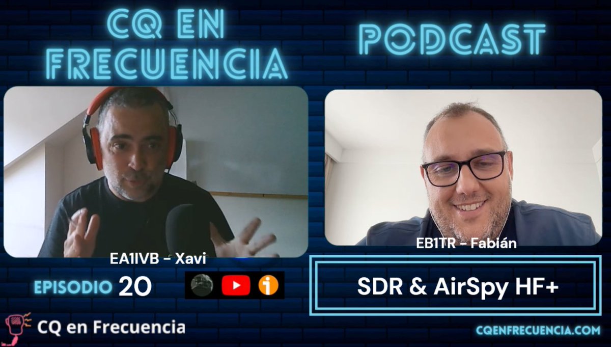 Trabajando en nuevos contenidos... #Podcast #PróximoEpisodio #ComingSoon 

#SDR #airspyhf #radioaficion #hamradio #radioamateur #hf #SoftwareDefinedRadio