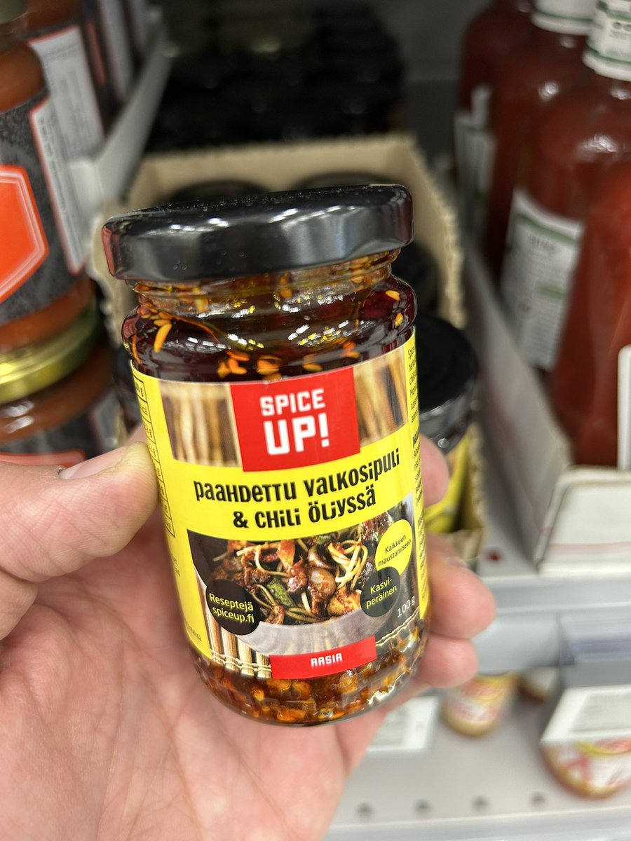 AnttiOksa's tweet photo. Nyt on kova uutuus 🔥
Tätä voi laittaa ihan mihin vaan 😋
Koukuttavuuteen on tosin kohtalainen vaara 🚫 https://t.co/S5CApNt67z