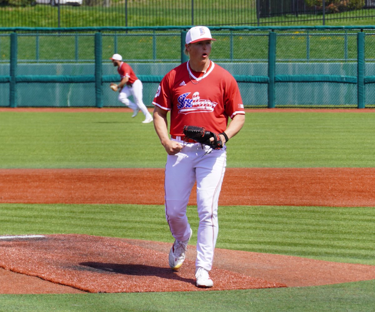 ⚪🔴⚾🏆#iubase RHP Brayden Risedorph @Rise24B  is a @CBNewspaper
Freshman ALL-AMERICAN relief pitcher baseballnews.com/collegiate-bas…