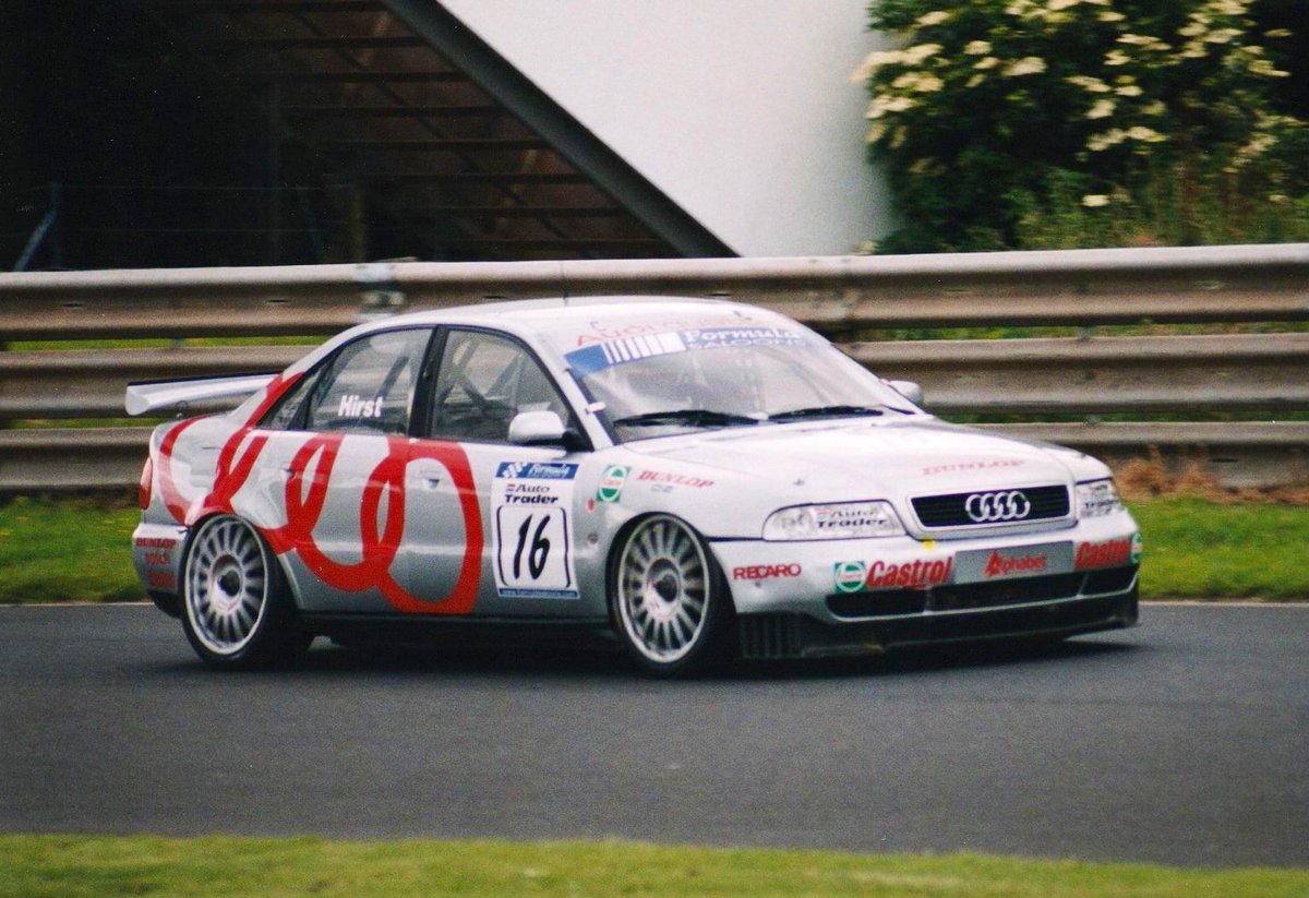 From the Archive: Championship Winner!  

Steve Hirst’s Audi A4 Super Tourer at Oulton Park during the 2002 Formula Saloons race. Hirst went onto win the FS championship that year 🏁

#FormulaSaloons #OultonPark #SuperTouring #AudiA4 

(📸© George Jennings)