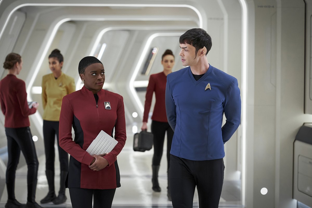 StarTrekOnPPlus's tweet photo. #StarTrek #StrangeNewWorlds Season 2 is almost here. Catch up by streaming all of Season 1 for FREE through June 30! Available on YouTube SVOD Channels, Pluto TV, Amazon Channels, Apple Channels, Roku Channels, and @ParamountPlus! https://t.co/pdexxR1PoB