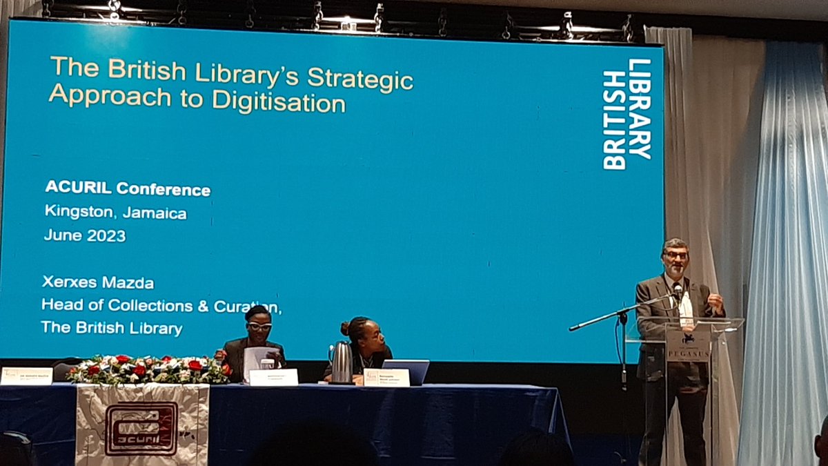 ISSN International Centre (@issn_ic) on Twitter photo <a href="/acuriljam2023/">ACURIL JAMAICA</a> Dr. Mazda from <a href="/britishlibrary/">British Library</a> on their new digitization policy #Knowledge matters! <a href="/acuriljam2023/">ACURIL JAMAICA</a> Dr. Mazda from <a href="/britishlibrary/">British Library</a> on their new digitization policy #Knowledge matters!