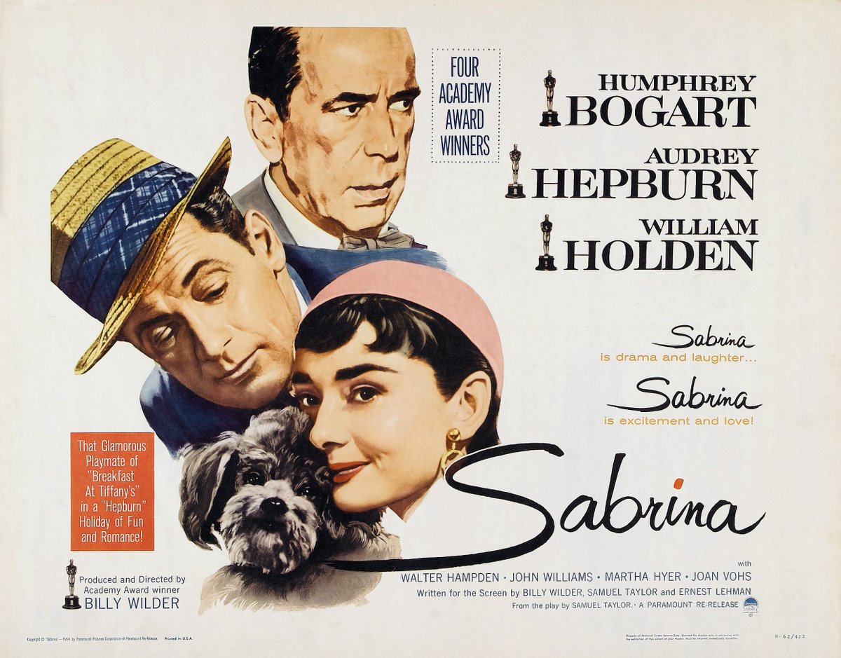 Five #AudreyHepburn films will be shown today on #ThisTV, CH. 4.2 in #Detroit/#yqg. #ParisWhenItSizzles w/#WilliamHolden is on as I tweet and followed by #FunnyFace w/#FredAstaire, #Sabrina w/#HumphreyBogart, #RomanHoliday w/#GregoryPeck and #BreakfastAtTiffanys w/#GeorgePeppard.