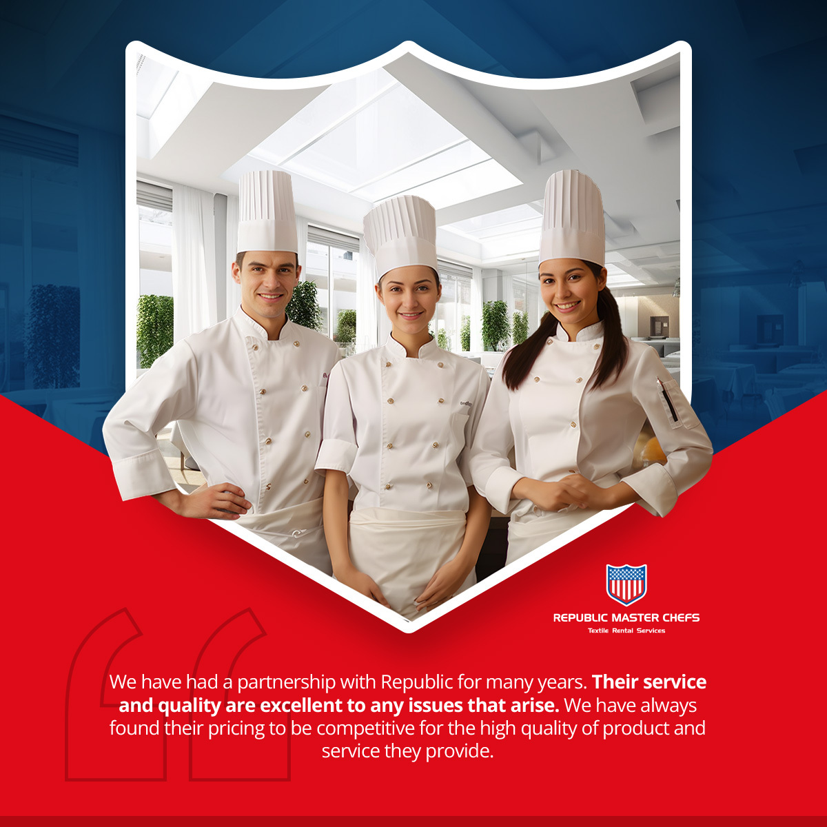 RMasterChefs's tweet image. At Republic Master Chefs, we&apos;re proud to cultivate long-lasting relationships with our customers! Visit our website today to learn more about our clients. republicmasterchefs.com/our-clients/