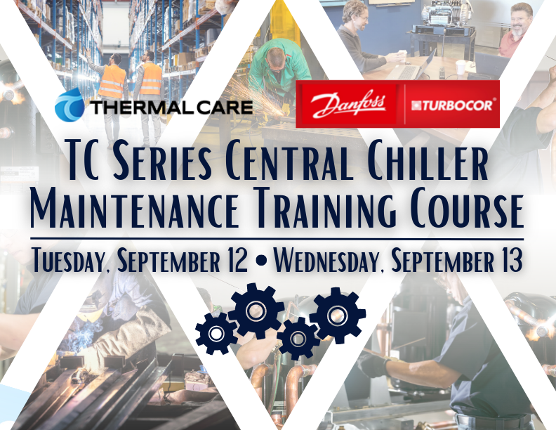 thermalcare1's tweet image. DON’T FORGET TO MARK YOUR CALENDARS! We're having a two-day #training course on maintaining TC Series Central #IndustrialChillers featuring #Turbocor compressors on Tuesday (9/12) &amp;amp; Wednesday (9/13) at our facility! For more info, visit: thermalcare.com/technical-trai… #processcooling
