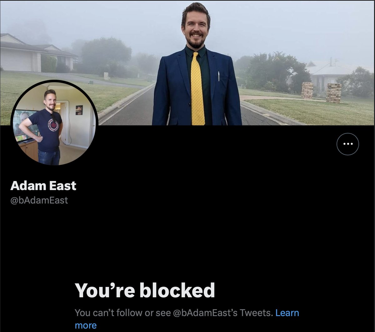 I've been blocked by Adam East. I wasn't trying to “refute him.” I also wasn't trying to crash his party. The thread was hardly a party. It was just us... I was sincerely giving my perspective, just as he had given his. Let him know I love him in the Lord.
x.com/bAdamEast/stat…