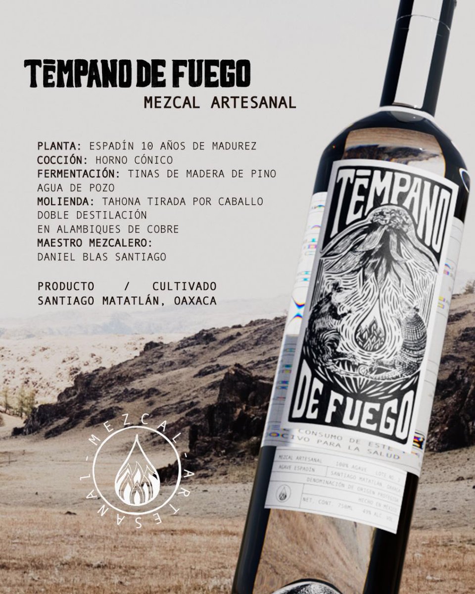 taco_festPVR's tweet photo. #Mezcal #TémpanoDeFuego • producto único, para conocedores, creado de manera tradicional. Ventas: hola@tacofestpuertovallarta.com https://t.co/tNwW3PlAXz