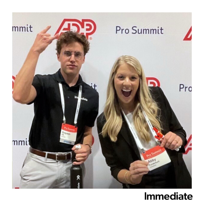 joinimmediate's tweet image. Today’s spotlight is on our Marketplace Partner, ADP.
Immediate ❤️’s ADP! 
Say goodbye to complexity and hello to streamlined efficiency!
Read more: hubs.li/Q01SHv4c0

#Immediate #ADP #IntegrationSpotlight #HRManagement #ADPMarketplace