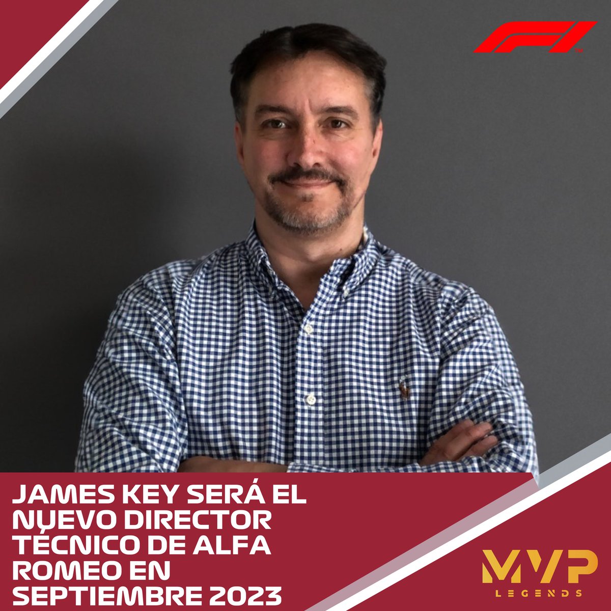 MVPLegendsMX's tweet photo. James Key será el nuevo director de Alfa Romeo a partir del 1º de septiembre de 2023 🙌🏼🏎️

#mvplegends #f1 #formula1 #alfaromeof1team #alfaromeo #jameskey #f1news #noticiasf1 https://t.co/XTN1coIct3