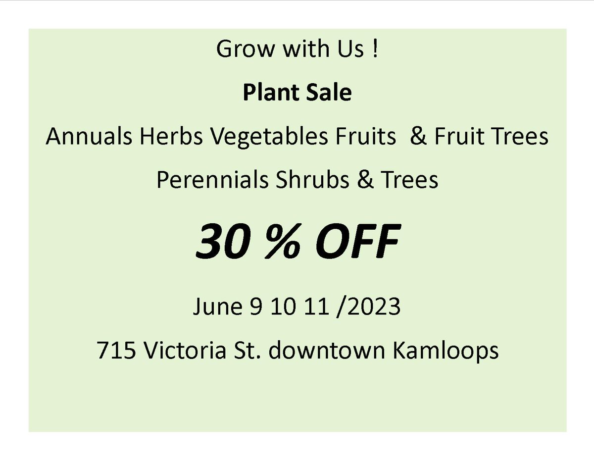 cggkam's tweet photo. @smorgasborddeli @CoCkamloops @villageonekam @bicyclecamping @inkamloops #kamloops #kamloopsgardening https://t.co/fk9mQ6c3s1