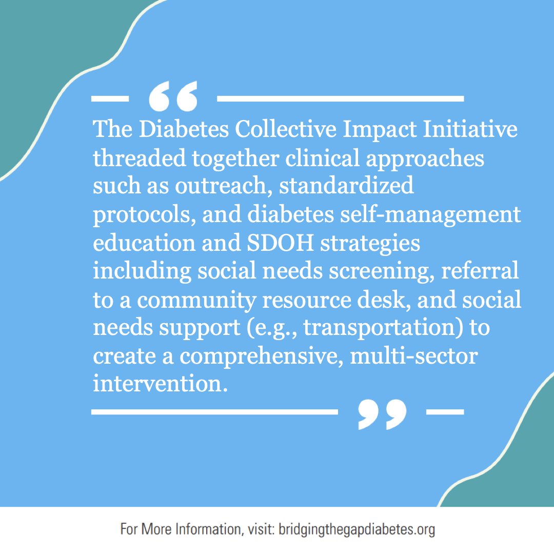 Discover how The Diabetes Collective Impact Initiative created a comprehensive, multi-sector intervention to meet the needs of their patients.
More here: bit.ly/jgim-dcii