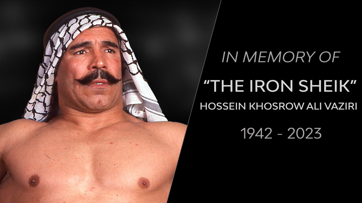 AEW joins the wrestling world in mourning the passing of the Iron Sheik.  Our thoughts are with his family, his friends and his fans.