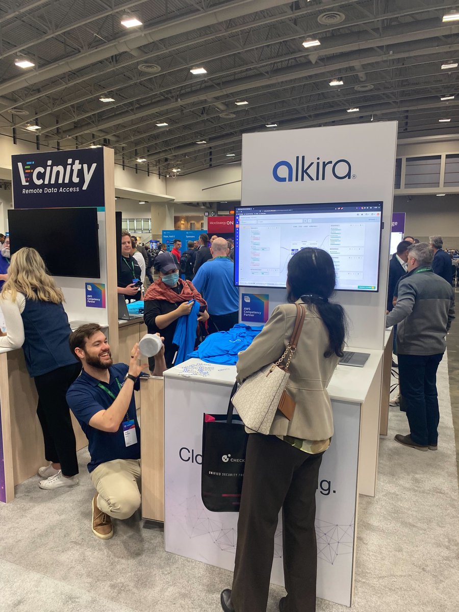 alkiranet's tweet photo. We're excited to be at the @AWSEvents #awsDCSummit today! Come by booth K-10 to get an inside look at Alkira's Cloud Network as a Service! See how simplifying #cloudnetworking can accelerate your organization's #digitaltransformation! https://t.co/rcWhIWRuIx