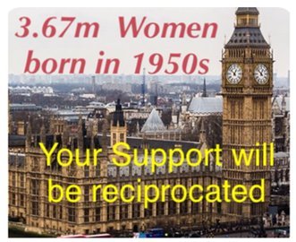 #50sWomen
Please support 1950s born women who have been denied upto 6 yrs State Pension.
Many with no notice whatsoever.
Please sign and RT this petition to help end this injustice.
No need to "chip in".