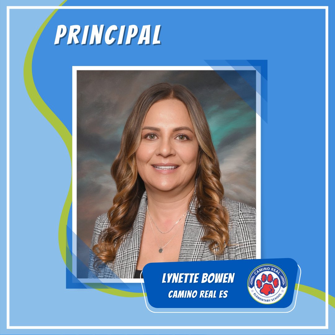 JurupaUSD's tweet photo. 🎉 Please join us in celebrating Camino Real Elementary's new principal, Lynette Bowen! 🐾 Ms. Bowen was previously Camino Real's assistant principal. #jusd #jusdshares #jusdvision #newadministrator #newprincipal https://t.co/rX14K76rGd