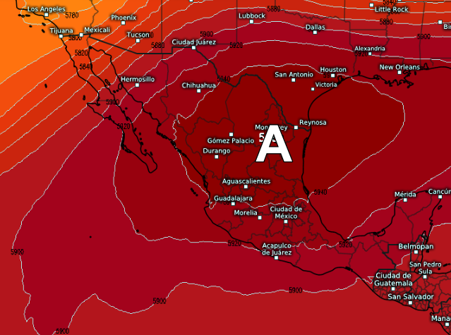 nelvaldez's tweet photo. Ahí viene el monstruo 😱🔥☀️🥵

#HeatDome #OlaDeCalor https://t.co/ULdni6UhP9