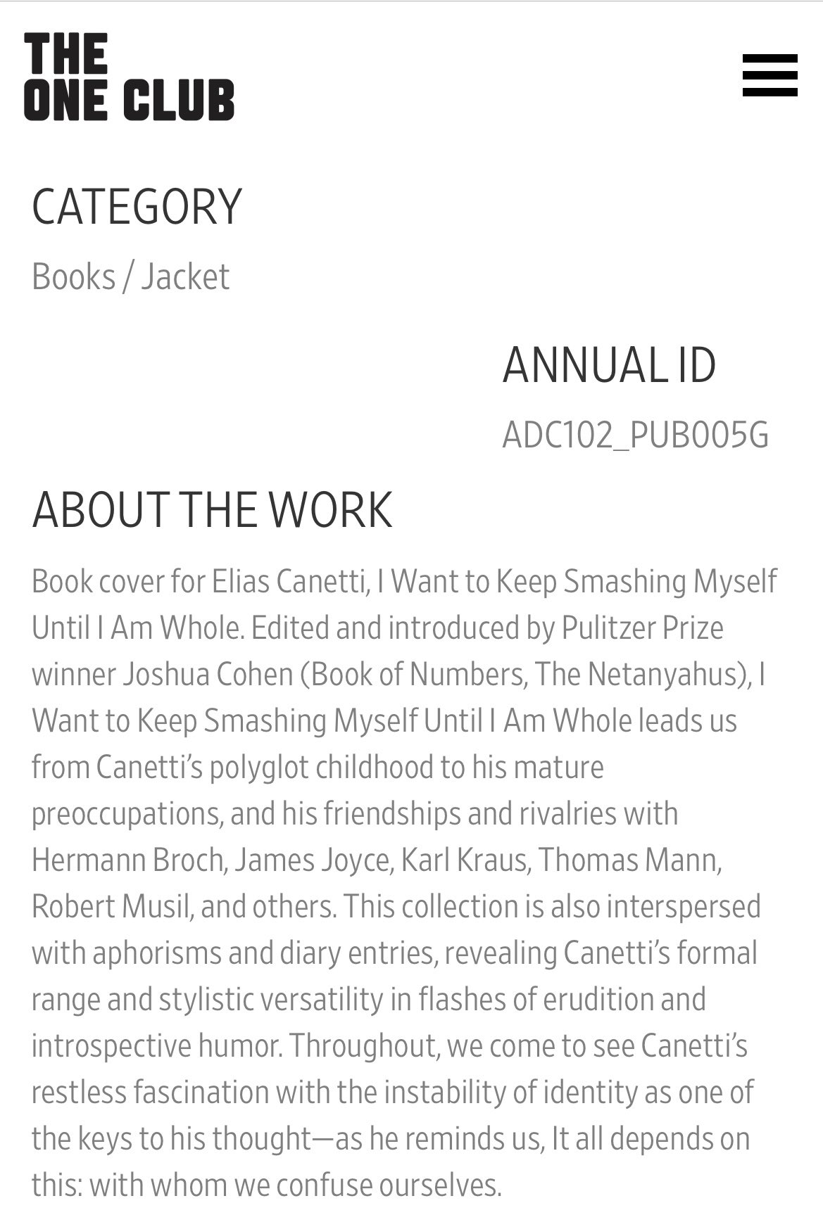 Ian woods on twitter i won gold at the adc awards for the book cover