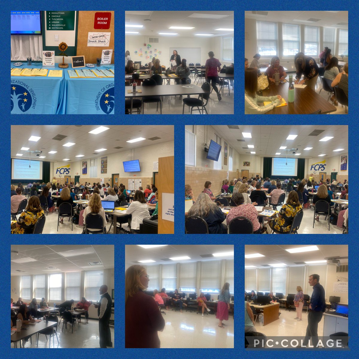 AMorgan_FCPS's tweet image. Great day of learning for several FCPS secretaries to help build their capacity! Whole group sessions and choice breakout sessions to celebrate all of the amazing work our secretaries provide to support students, families and staff. #FCPSSupport