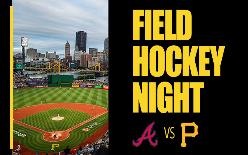 Don't miss this! For the first-time ever, the <a href="/Pirates/">Pittsburgh Pirates</a> will host a "Field Hockey Night" at PNC Park, in partnership with the <a href="/PGHVenomFH/">Pittsburgh Venom</a> Club, on Tuesday, August 8, 2023 when they take on the <a href="/Braves/">Atlanta Braves</a>. The first pitch is set for 7:05 p.m. ET. ⚾️🏑

bit.ly/43GR1I8