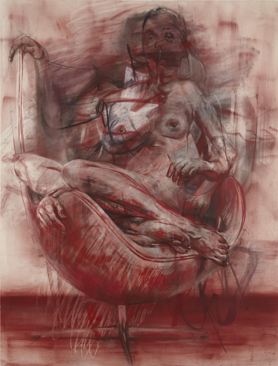 RT @womensart1: Red Muse (study), 2012-15, by British artist Jenny Saville #WomensArt https://t.co/EjCk2z0ROc