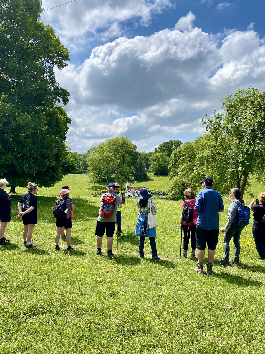 We have no clue ‘Who Killed Cock Robin?’ - but we do know that The Cock & Rabbit café at Lee Green was a delightful find for our walkers on a warm and sunny day! 

There were no murders at Badger’s Drift on our guided walk @ChilternsAONB - just good conversation and camaraderie
