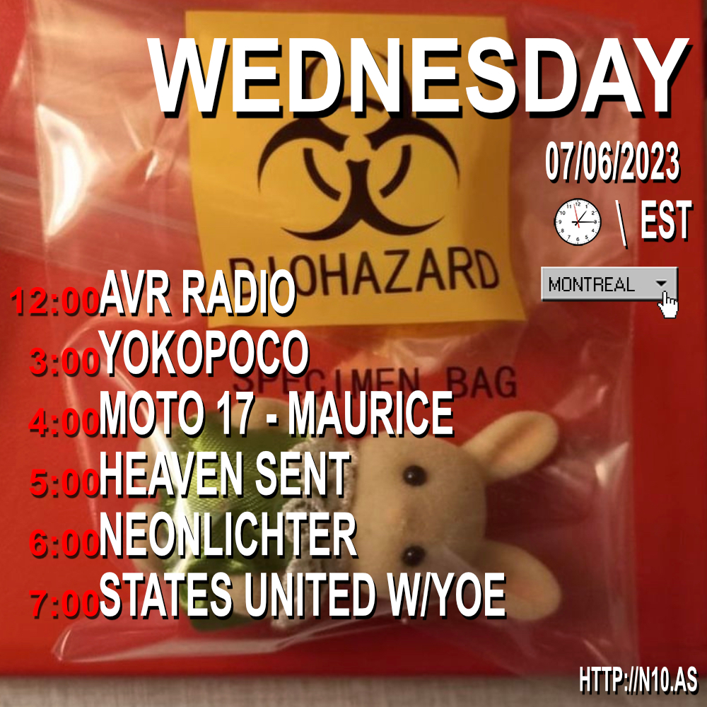 ⚠️ WEDNESDAY ⚠️ 12pm EST start.