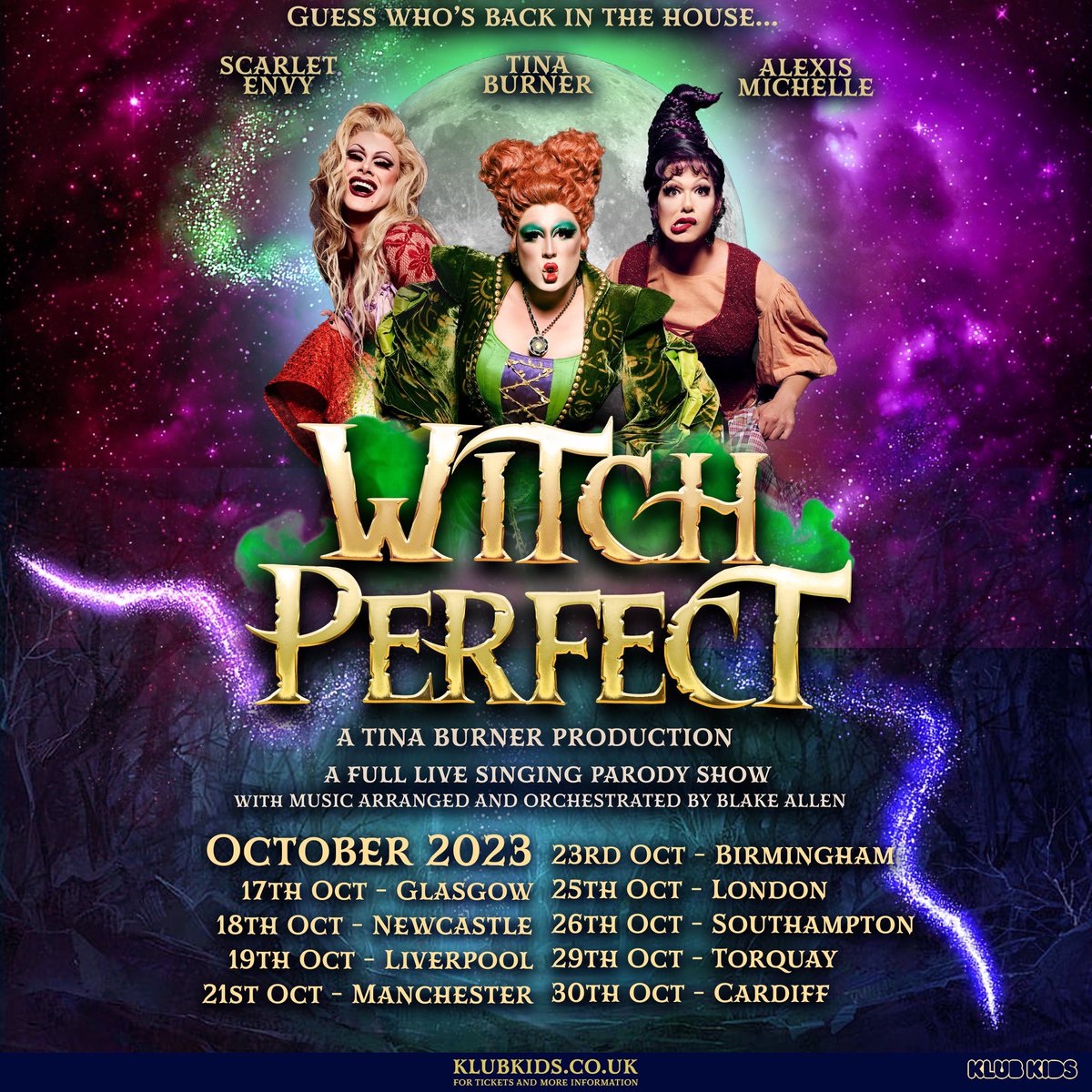 Tickets are LIVE for our UK leg of WITCH PERFECT with @AlexisLives @ScarletEnvyNYC @blakeallennyc tinaburner.com/wp.html