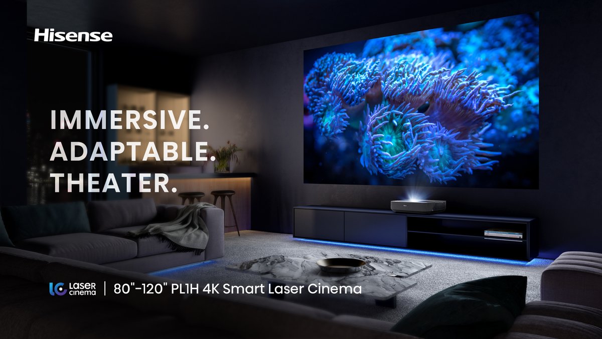 Tecnodiva's tweet image. Hisense presenta su proyector láser 4k PL1 #Hisense #proyector @HisenseGlobal  tecnodivaoficial.blogspot.com/2023/06/proyec…