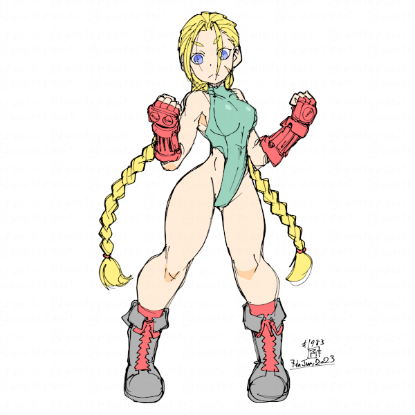 キャミィ(ストリートファイター) 「2023-06-07 #一日一絵」|ふゆ(ドとレとミとキュとゴとヱの音が出ない)のイラスト