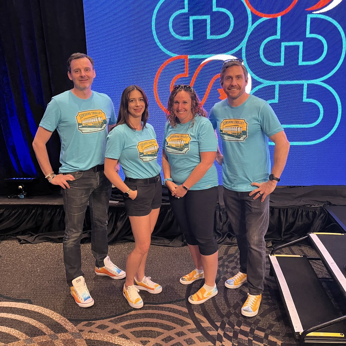 .<a href="/mhsportandevent/">Medicine Hat Sport and Event Council</a> <a href="/TourismMedHat/">Tourism Medicine Hat</a> <a href="/StayMedicineHat/">Stay In Medicine Hat</a> <a href="/medicinehatcity/">City of Medicine Hat</a> representing Medicine Hat by wearing custom <a href="/christy_vince/">Paintergirl</a> shoes and #SunshineTrolley shirts at the <a href="/SportTourismCA/">Sport Tourism Canada</a> Sport Event Congress 2023! 😎☀️ #SEC23 #GotGame <a href="/HotelsRedDeer/">Hotels Red Deer</a> <a href="/Events_STC/">Sport Tourism Canada Events</a>