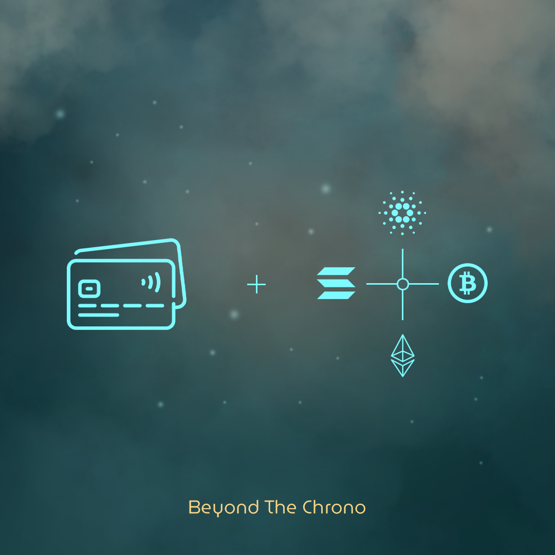 BeyondTheChrono's tweet photo. The marketplace offers various products, including NFT characters and one-time and permanent items that improve gameplay. In addition, to ensure a seamless user experience, the marketplace supports a variety of payment methods, such as traditional credit card payments and numerous cryptocurrencies. #beyondthechrono #web3 #multipayment