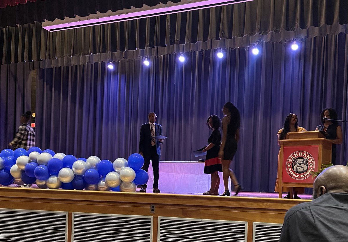 Sending a big CONGRATULATIONS to our 8th grade students.  We wish them the best of everything! <a href="/TarrantMiddle/">TarrantMiddleSchool</a> <a href="/DwayneLLucas/">Dr. Dwayne L. Lucas</a> <a href="/educator_rucker/">Aisha Rucker</a>
