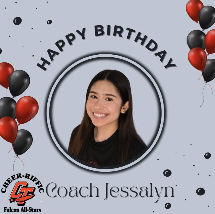 Help us celebrate Coach Jessalyn’s birthday by dropping your favorite b-day emoji! 🥳🎂🎁

#CTfalcons #ComeFlyWithUs #JordanYear #Season23