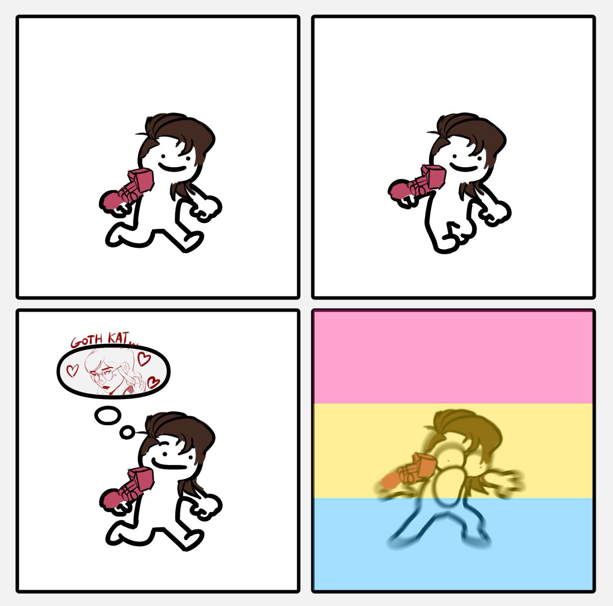 Izzymandias1's tweet image. Happy Pride :) 

Snah loves her GF so much

#Frameshift #OC #PrideMonth