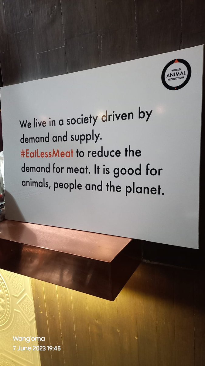 Wangoma_tweets's tweet image. For the Animals,
For the Earth,
For You,

#EatLessMeat!

World Animal Protection @MoveTheWorldAF