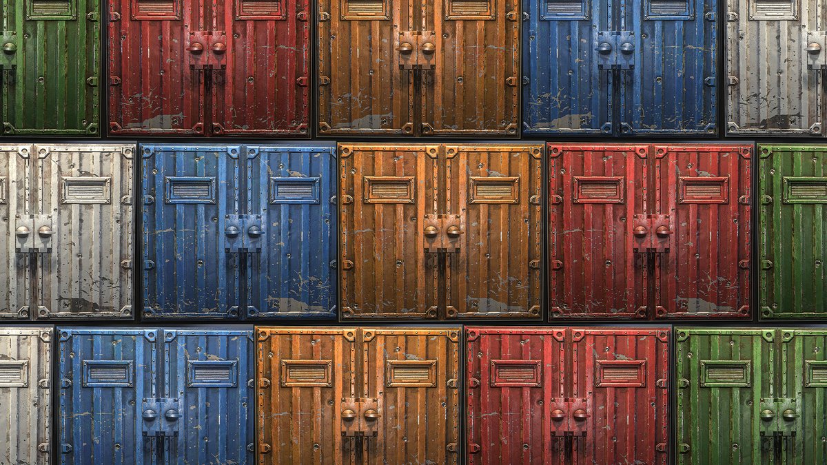 Mad Polygon on Twitter "made 2 more versions of my armored double door skins for playrust for