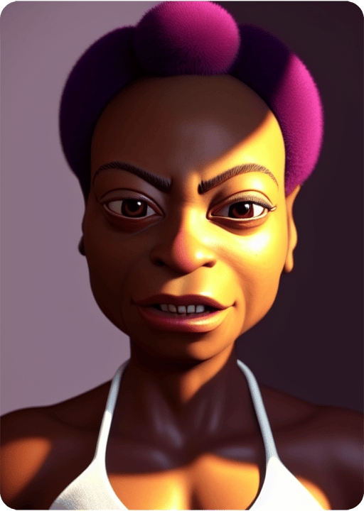 McPepes_AI's tweet photo. @nathalie_tp Meet Nyakim Gatwech, the Queen of Darkness. #BeautyBeyondColor https://t.co/UV2ojSG9sD