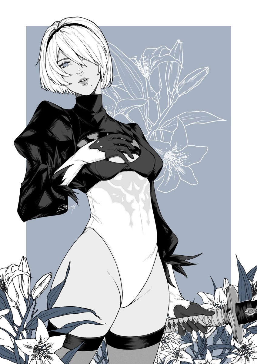 Self-destruct 2B #NieRAutomata