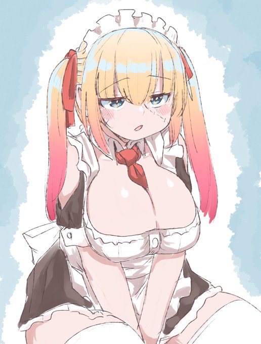 性癖ぶちこみメイドを描くか・・・ https://t.co/jwzPMLZ3Na