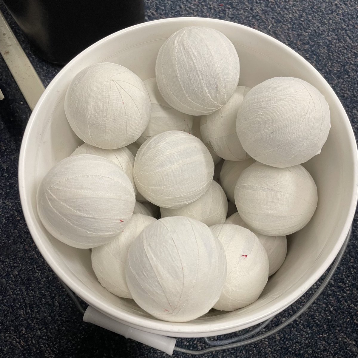 For about $5 worth of tape you can turn all your ripped baseballs into taped baseballs. They last forever and work well for tee and flips.