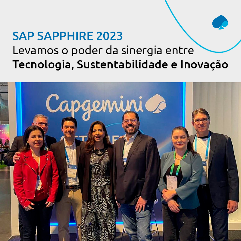 capgeminiBR's tweet photo. Nós da Capgemini mostramos no SAP Sapphire 2023, como a Tecnologia, a Sustentabilidade e a Inovação caminham juntas. Durante o evento, compartilhamos nossa visão de impulsionar um futuro mais Sustentável com soluções tecnológicas estratégicas.

Com a Equinor, apresentamos nosso projeto de sucesso que provou como a tecnologia pode ser usada para criar soluções Inovadoras e Sustentáveis nos negócios. Apoiar os setores desafiadores como o de Oil & Gas é inspirador.

Em nosso estande, falamos muito com nossos clientes sobre como explorar a Inteligência Artificial Generativa, ao lado da Olívia, nosso avatar de inteligência artificial. Com exemplos práticos, mostramos como a IA pode ser aplicada em diversas áreas de negócio, impulsionando a transformação e otimizando processos.

O SAP Sapphire 2023 foi uma experiência incrível! Mostrando mais uma vez que estamos no caminho certo, transformando negócios com soluções estratégicas. E pode apostar, vamos continuar nesse ritmo, avançando com soluções que unem sustentabilidade e lucratividade aos nossos clientes!

Descubra mais sobre a jornada para REINVENTAR, REFORMULAR, REVITALIZAR e REITERAR a sua abordagem nos negócios - https://t.co/Bp3ftNZzwV

#IssoéCapgemini #SAPSAPPHIRE2023 #IA #Tecnologia #SAP #IssoéSustentabilidade #Inovação