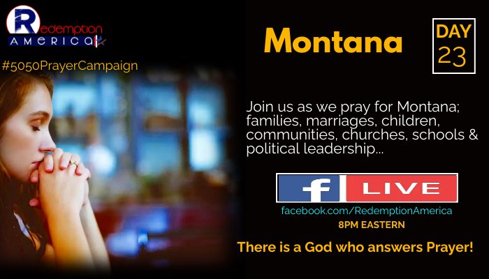 redemption_usa's tweet photo. #usa 
#Montana 
#day23 
#5050PrayerCampaign 
#tonight 
#prayer 
#CallUntoMe https://t.co/6w1hyfmpDX