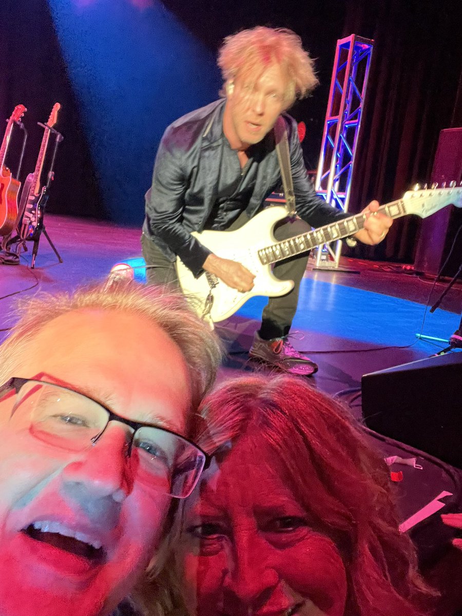 My first <a href="/KWShepherd/">Kenny Wayne Shepherd</a> concert last night in Nashville.  Thank you #KWS for kneeling down for our picture! #awesomeconcert