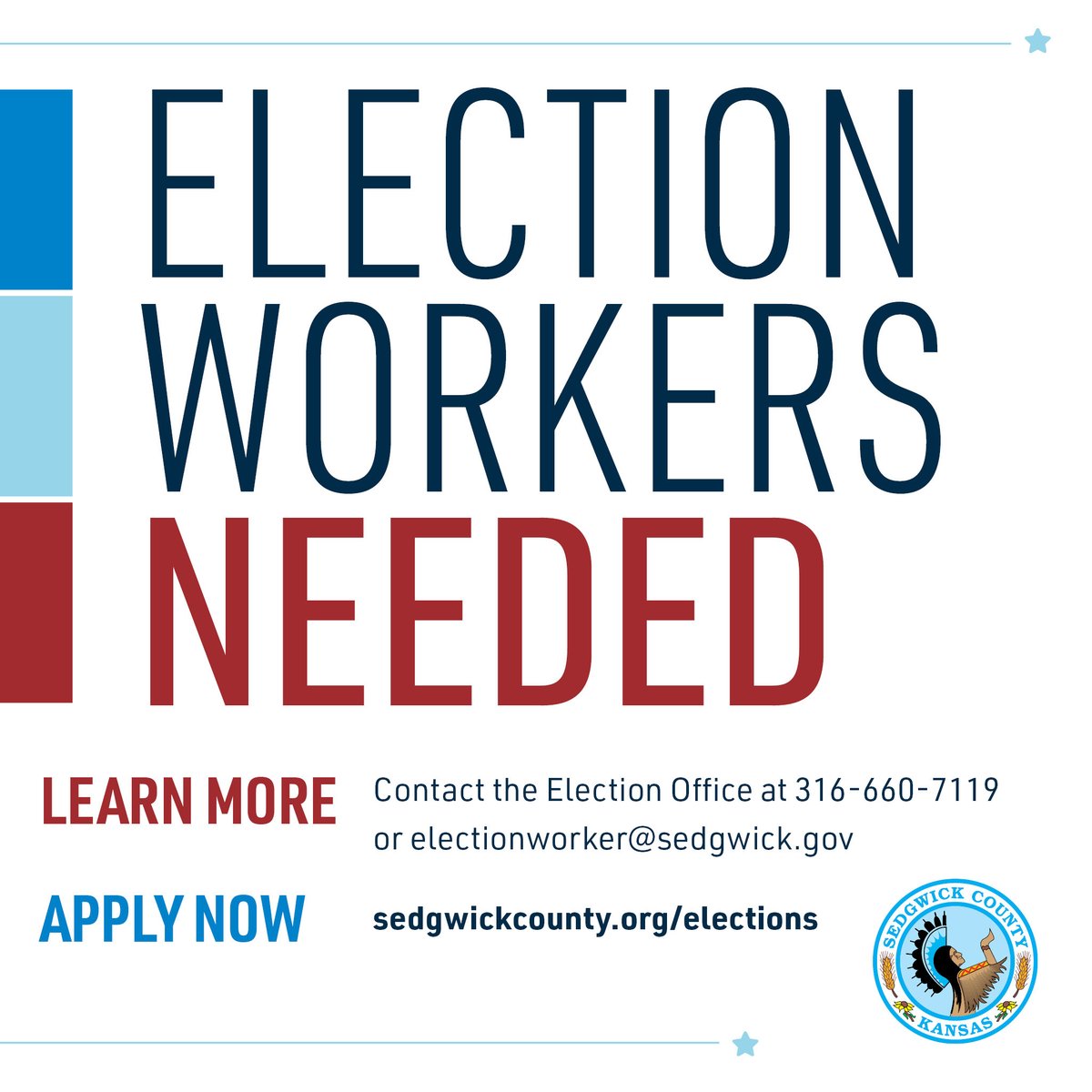Sedgwick County on Twitter "Sedgwick County Elections Office needs YOU