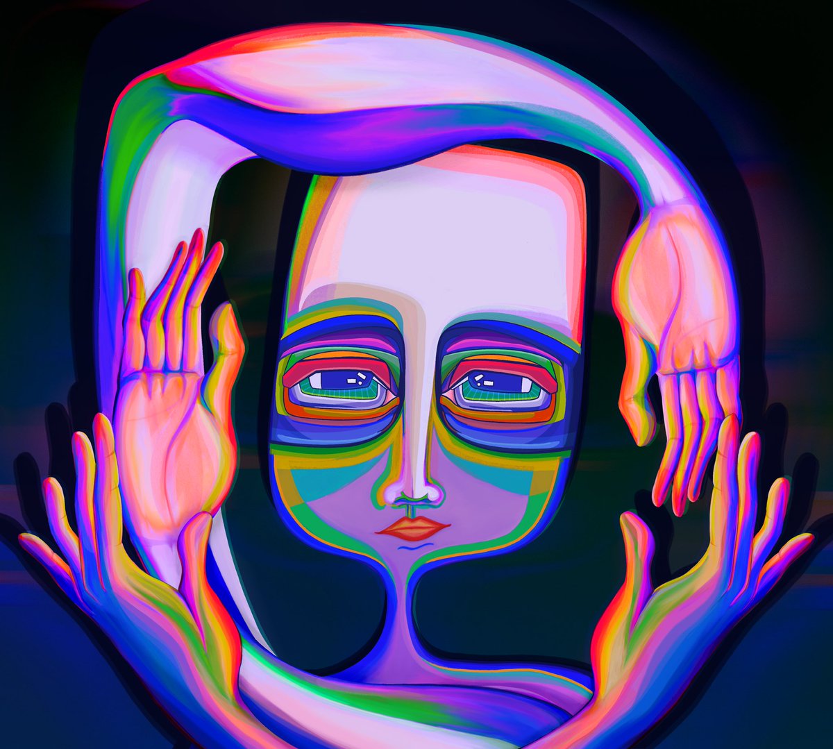 ‘Multidimensional’ is now LIVE! 

Mint for your chance to WIN the physical painting. 

100 editions - 0.05 $ETH each! 

Link below!