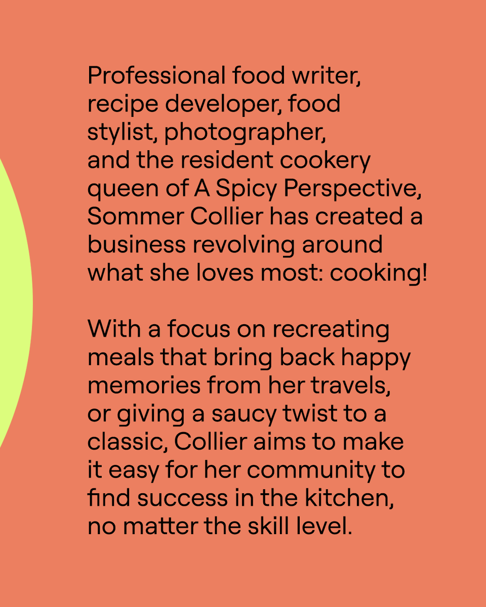 Raptive (@weareraptive) on Twitter photo Spotlight on Sommer Collier! Founder of <a href="/SpicyPerspectiv/">A Spicy Perspective</a>, the creator and food writer, has one mantra: life is short and we should enjoy the little pleasures, guilt-free. Spotlight on Sommer Collier! Founder of <a href="/SpicyPerspectiv/">A Spicy Perspective</a>, the creator and food writer, has one mantra: life is short and we should enjoy the little pleasures, guilt-free.