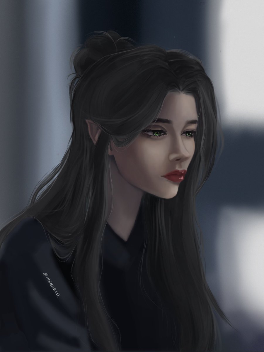 meennma1's tweet photo. I madly love ancient china. their culture. atmosphere. So I went out of my way to draw this pretty girl ( The elf ears came in the process))

Inst: meennma 
#digitalart #OC #animefanart https://t.co/3tnxwbaE1K